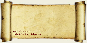 Jovanka Sokolović vizit kartica